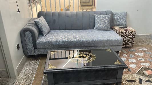 wooden centered and side tables