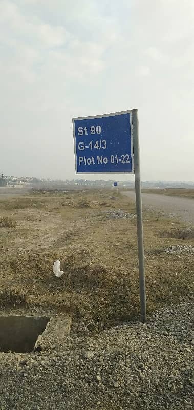 30x60 7 Marla Street 70 Plot For Sale In G-14/2