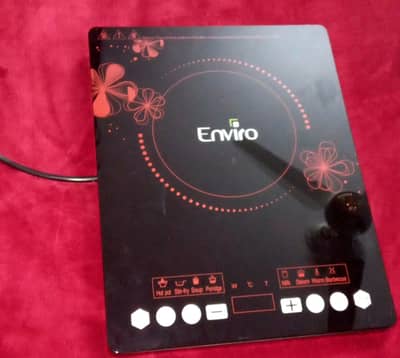 induction cocker electric touch stove enviro  black colour