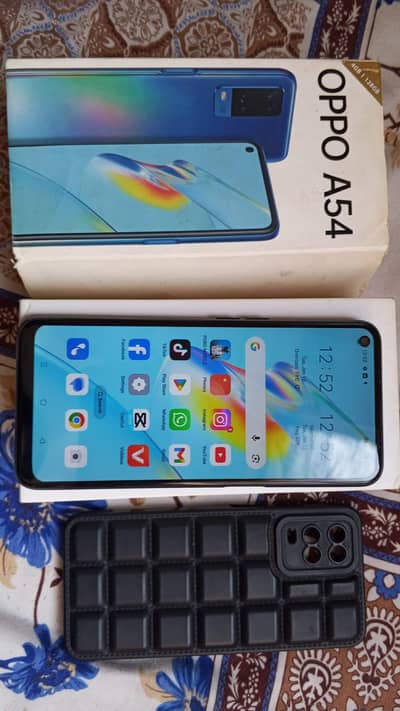 OPPO A54 PTA Approved – Used, Box Available, Cover Marks on Back ,