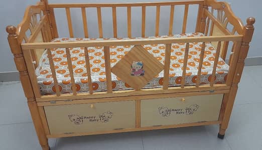 Wooden Baby Cart with Swing.