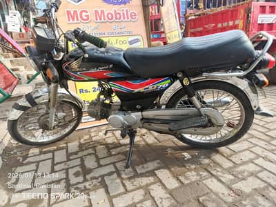 Honda cd 70 2018 model motorcycle good condition bike