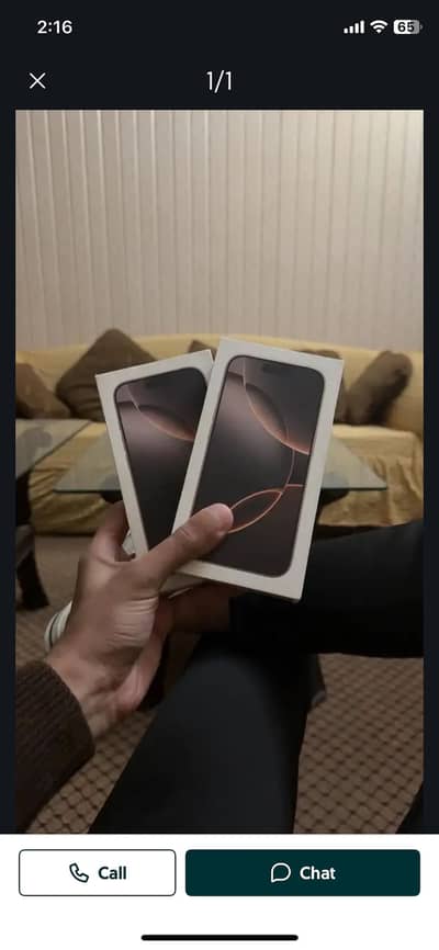 Iphone 16 pro jv non active box pack 128, 256 gb