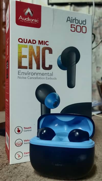 Audionic Airbud 500 With Quad Mic and ENC