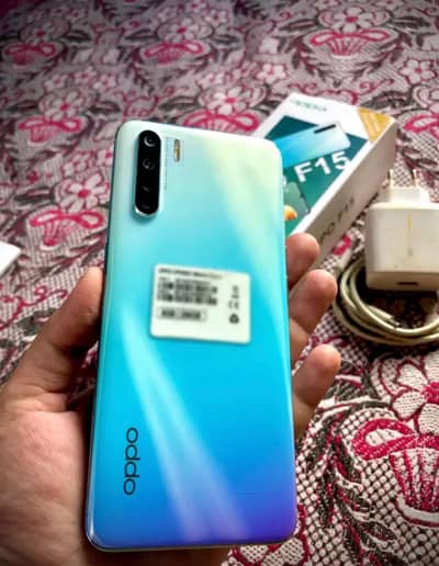 Oppo F15 8GP-256GP WITH BOX and Charger