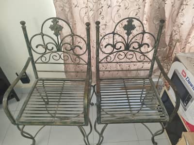 Wrought iron chairs