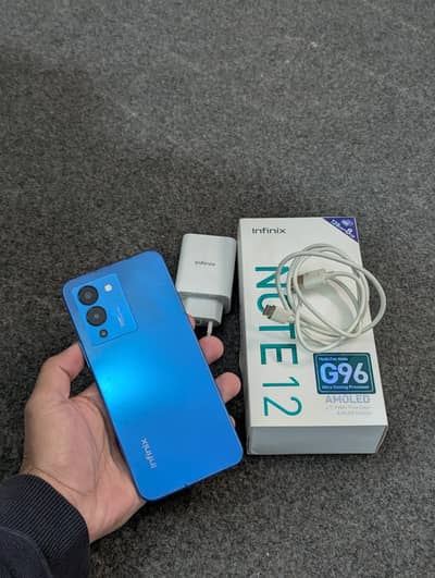 Infinix note 12 with box and all accessories 8/128gb for sale