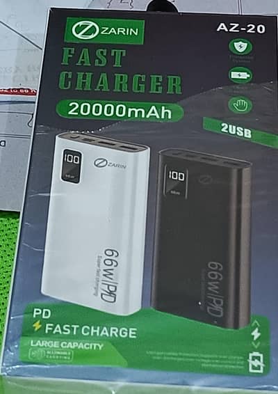 ZARIN AZ-20 Fast Charger Power Bank 20000mAh | 66W
