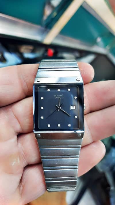 Rado and royal silver watch vintage watch 95