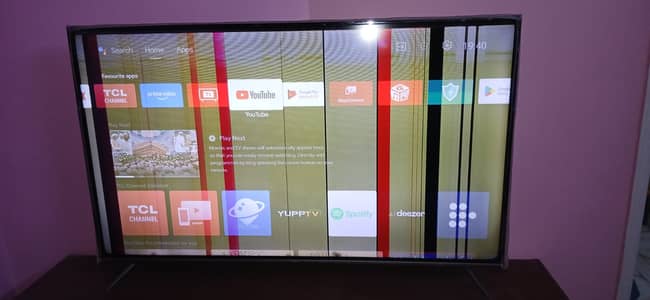 LED TV TCL 55" Model : P8 4K Ultra HD  with Box, Remote (Panel Faulty)
