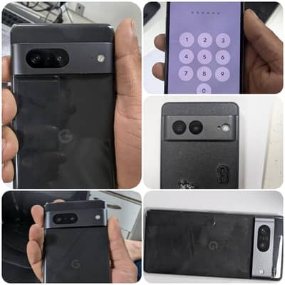 Google pixel 7 black color lush condition