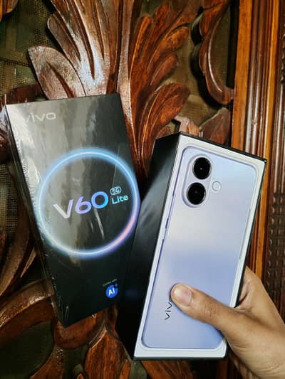 Vivo V60 Lite 5G Brand New  , Complete Box ,  Just active