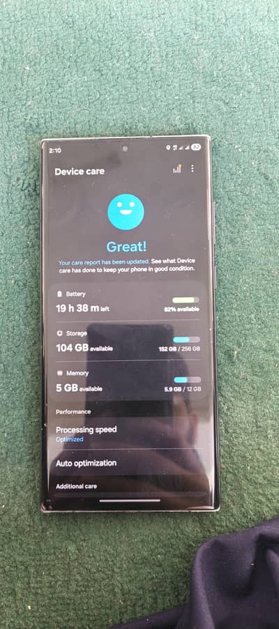 Samsung s22 ultra 12/256 PTA approved