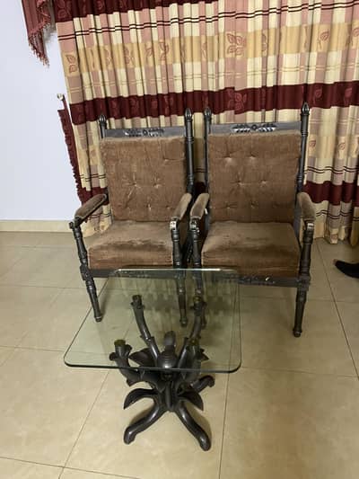 Chairs with table (20000) 2 Table separate (12000)