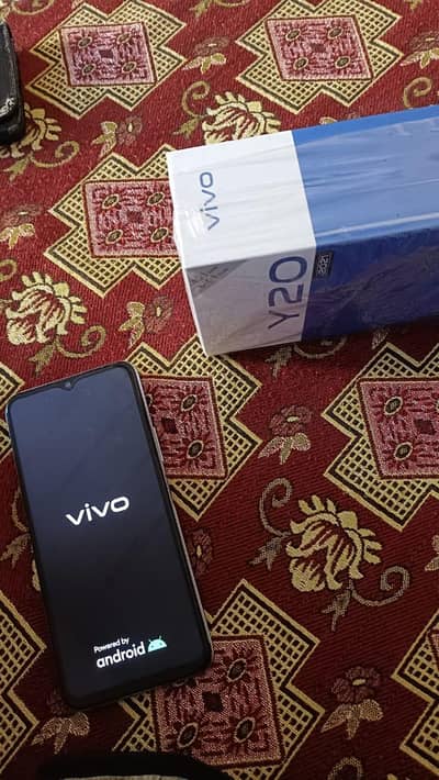 Vivo y20 With Only Box