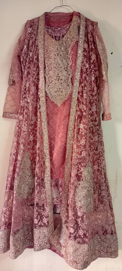 Luxury 4-Piece Gown Style Fancy Dress – Wedding / Party Wear