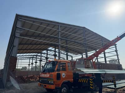 Marquee shades  structure - Warehouse shed - Profile sheet shed,