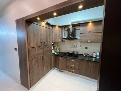 Al Furdus Apartment Flat for sale 1st floor 3bed draing dining With attached bath Car Parking Area Store cctv camera Life society Electricity gas Sweet water Location Gulshan-e-Iqbal Block 2 Demand 2cr25lac  *Code(15678)*