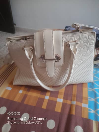 off white insignia bag