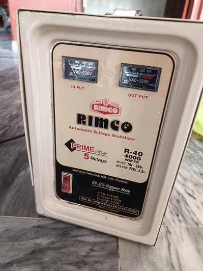 Rimco Voltage Stabilizer