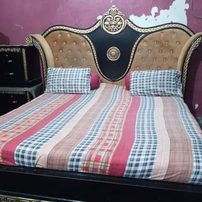 bed wardrob and side tables