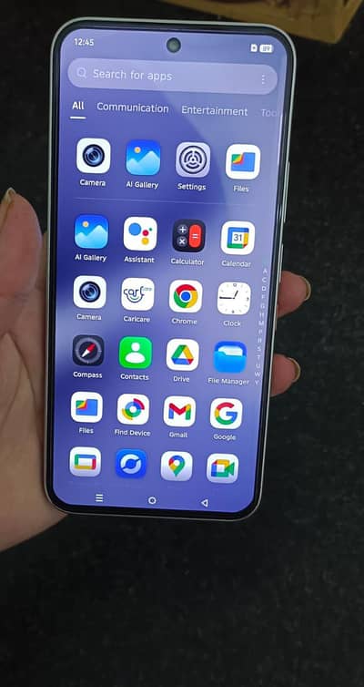 infinix hot 60 pro titanium color pox and with 9 month warranty