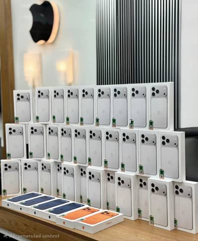 Iphone 17 Pro Max Box Pack HK CHA LLA/ 17 Air PTA Approved/ 16 Plus JV