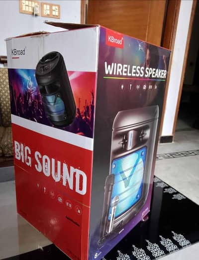 Kbroad wireless speaker with mikes