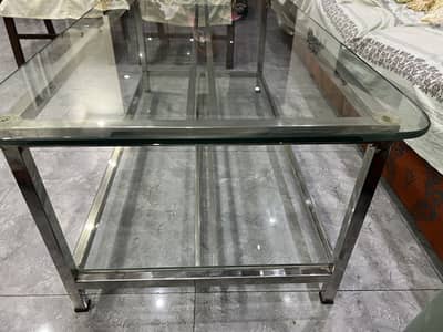 Iron table for tv room