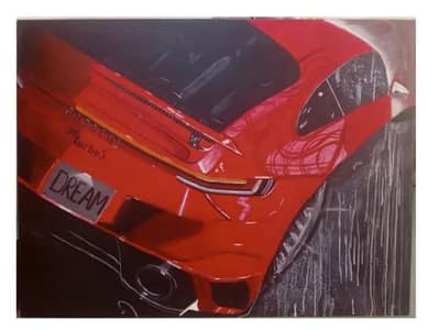 Porsche car painting