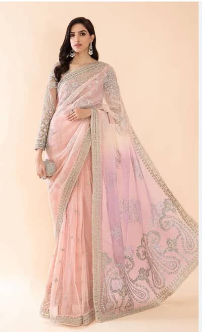 Maria. B. branded Saree  in new condition Used for some hours