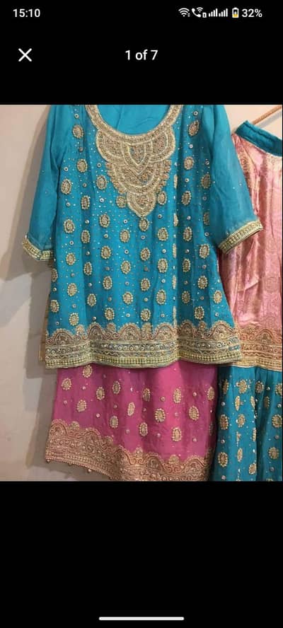 Walima Wedding Embroidery Suit