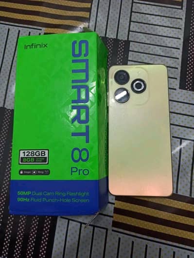 infinix smart 8 pro 8GB RAM 128gb memory