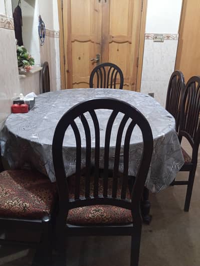 dining table with 6 chairs