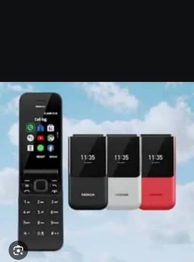Nokia 2720 flip mobile dual SIM box pack pta prove