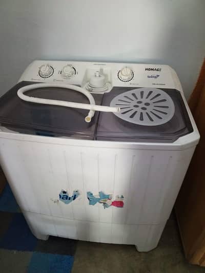 homage dabble washing machine 10 kg 4 months use location wah cantt