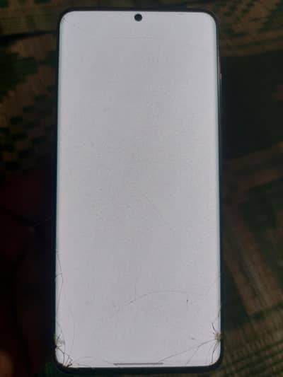 Galaxy S20 + 1 sim 1 none e sim approved glass crack baqi all ok no fa