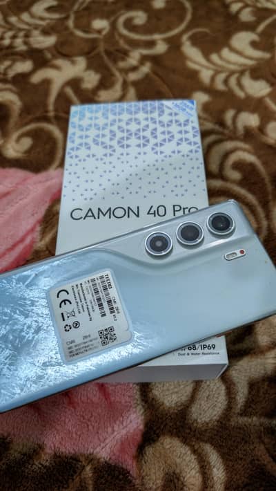 Tecno Camon 40 Pro New Ice Blue