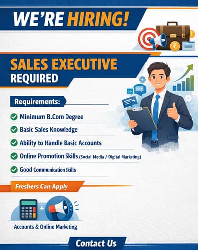 We’re Hiring – Sales Executive