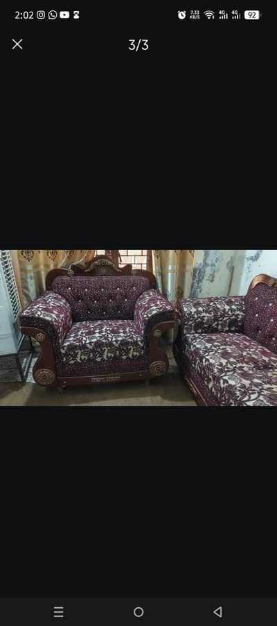 sofa set  for sale in good condition