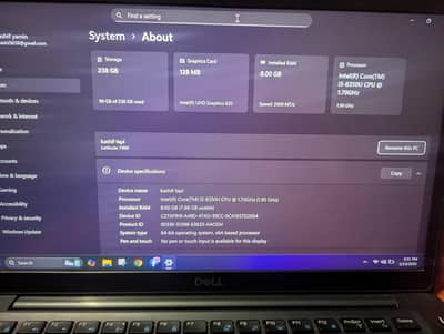 Dell laptop 7490 latitude