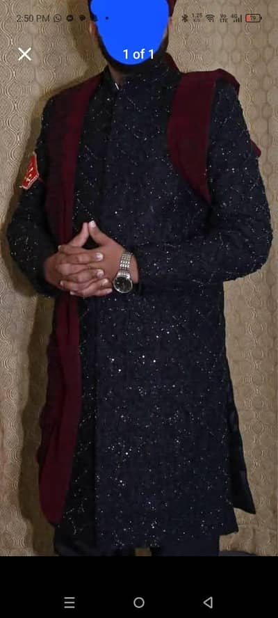 Sherwani Hand Made
