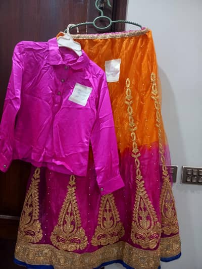 Lehnga And Top | Stitched | Used | Good Condition