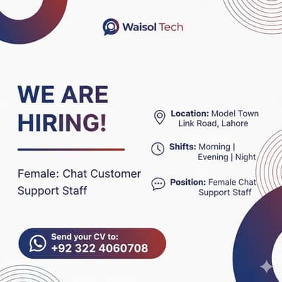 Hiring Chat Support Agent