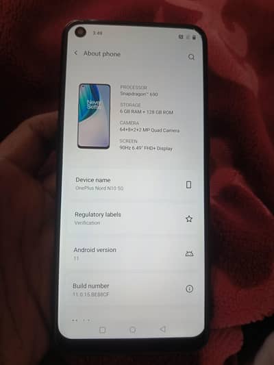 one plus Nord N10 5g