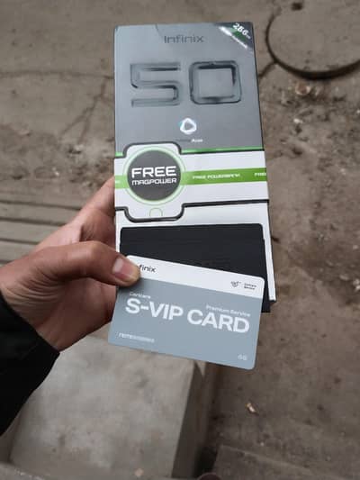 Infinix note 50 8+8 256 box pack non active with wireless charging