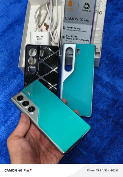 TECNO CAMON 40 PRO LIKE BOX PACK UNDER WARRANTY