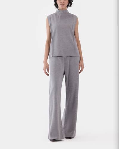 Co ord set available in beige and grey color