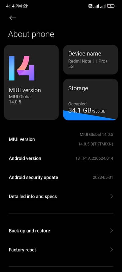 Xiaomi Redmi Note 11 Pro