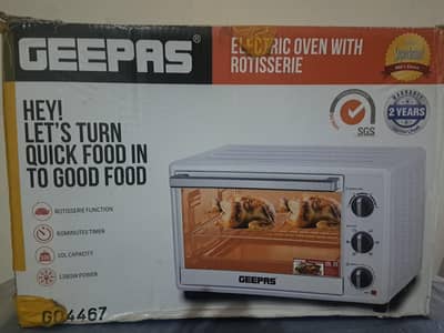 Geepas Bakin Oven In best price for sale or exchanging with Micro Oven